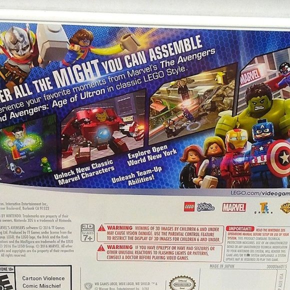 Lego Marvel Avengers Nintendo 3DS game - Picture 3 of 6